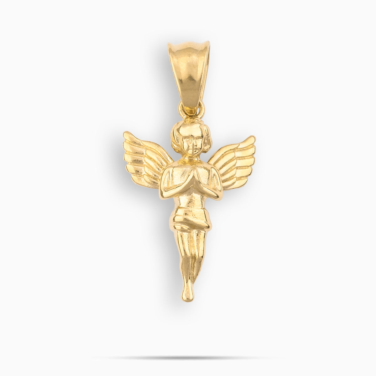 Angel Pendant Necklace – 14K Gold