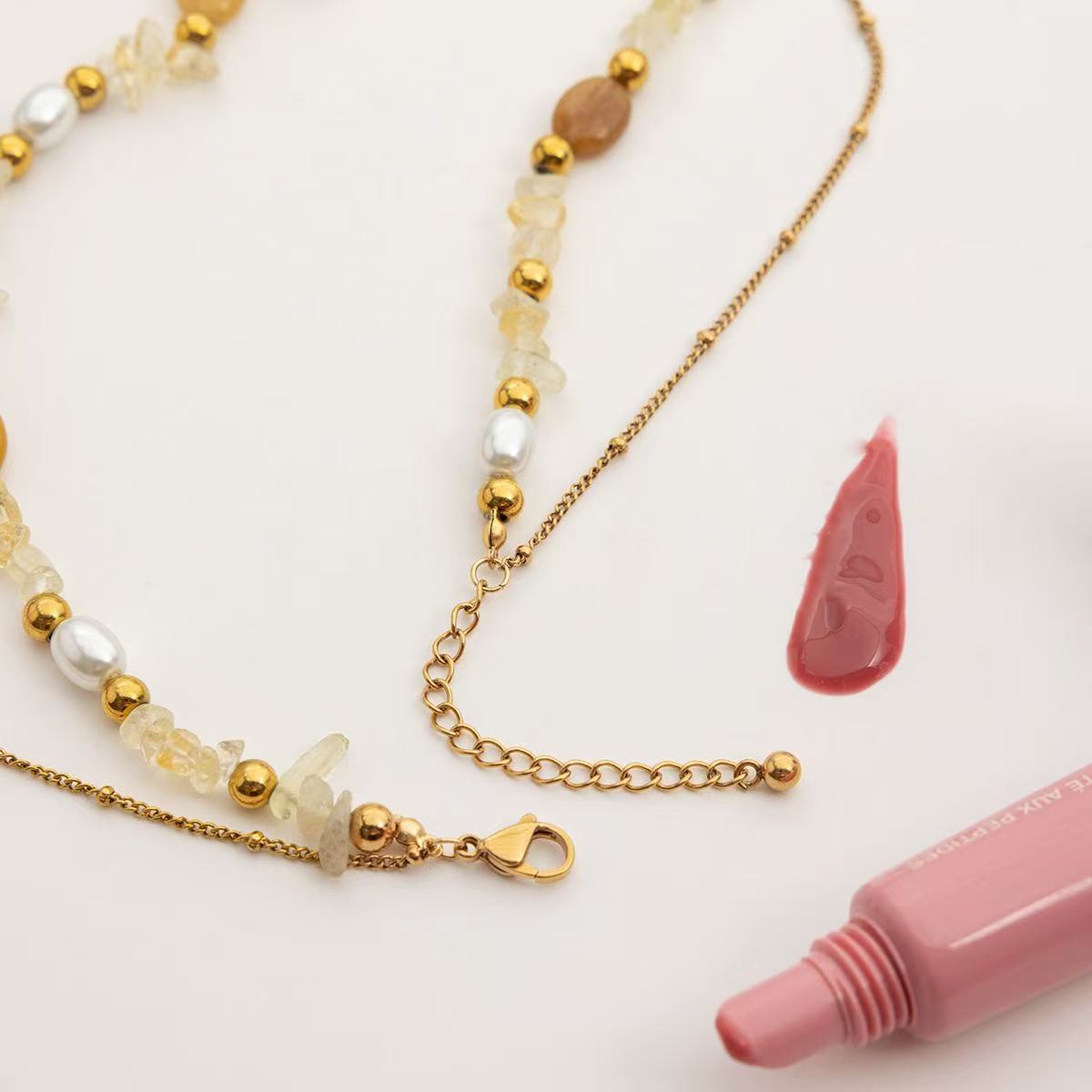 Bohemian Sunburst &Bead Necklace Set