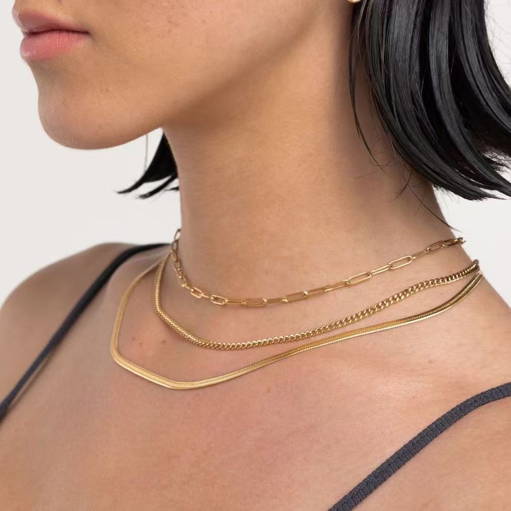Minimalist Layered Necklace Set