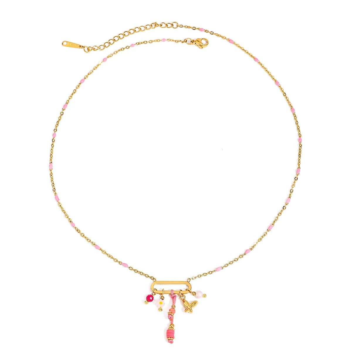 Riviera Vacation Charm Necklace