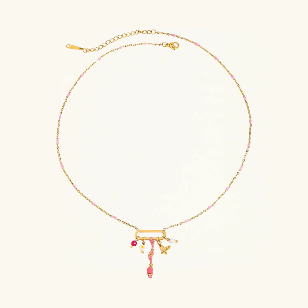 Riviera Vacation Charm Necklace