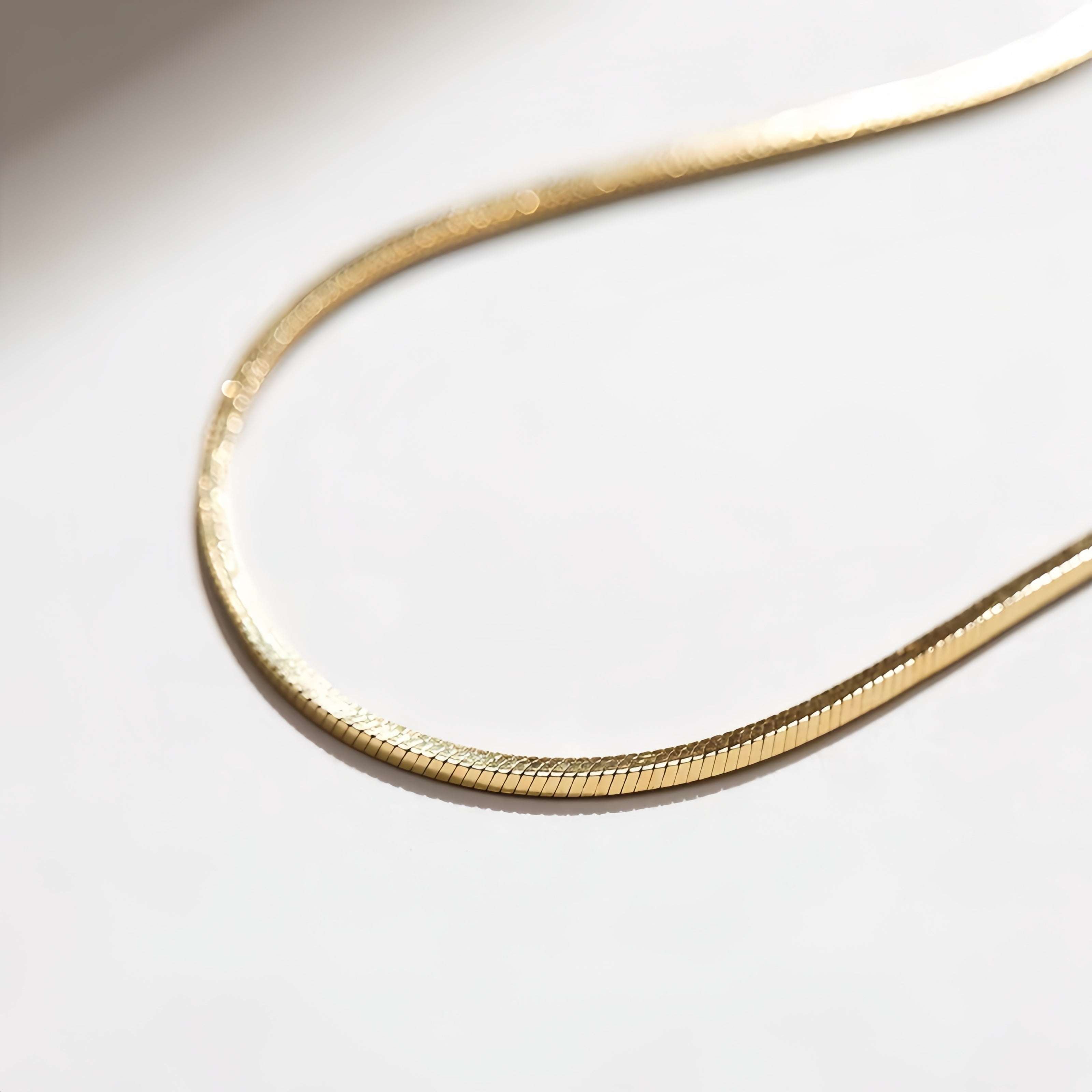 Chandler 14k Gold Snake Chain