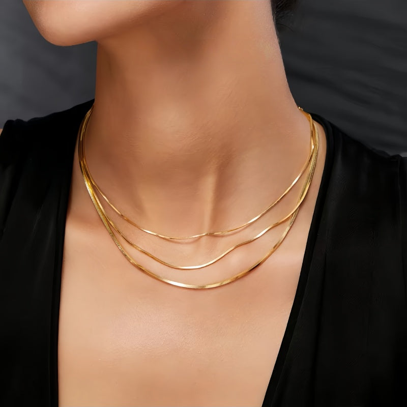 Chandler 14k Gold Snake Chain