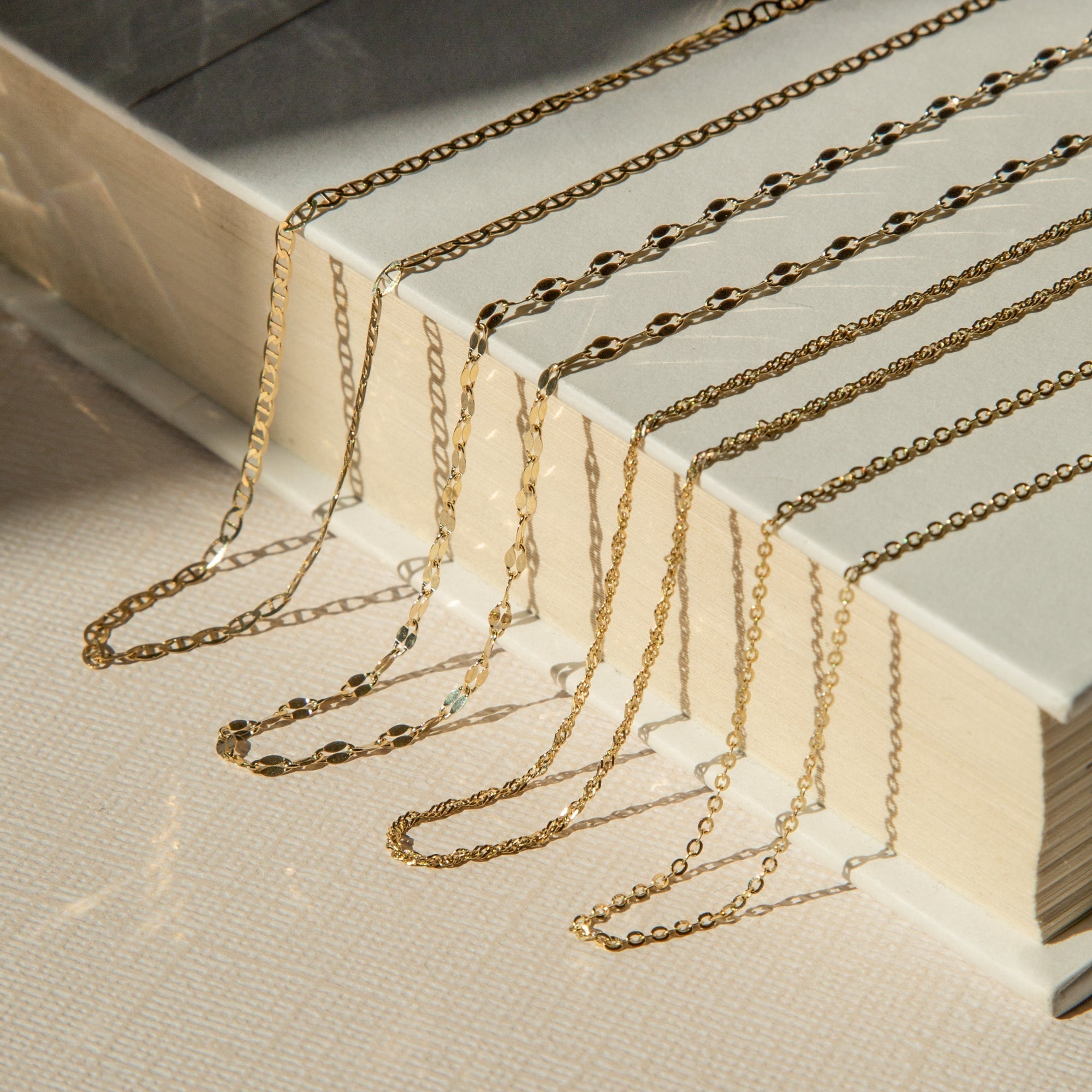 14K Gold Singapore Chain Necklace