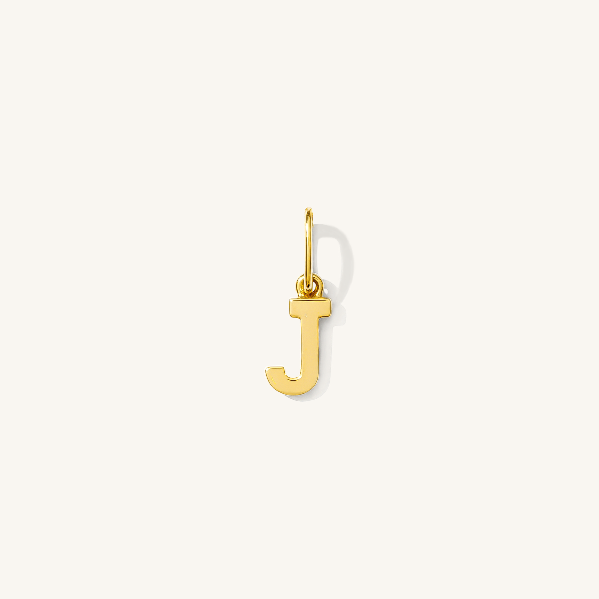 Tiny Hanging Initial Charm