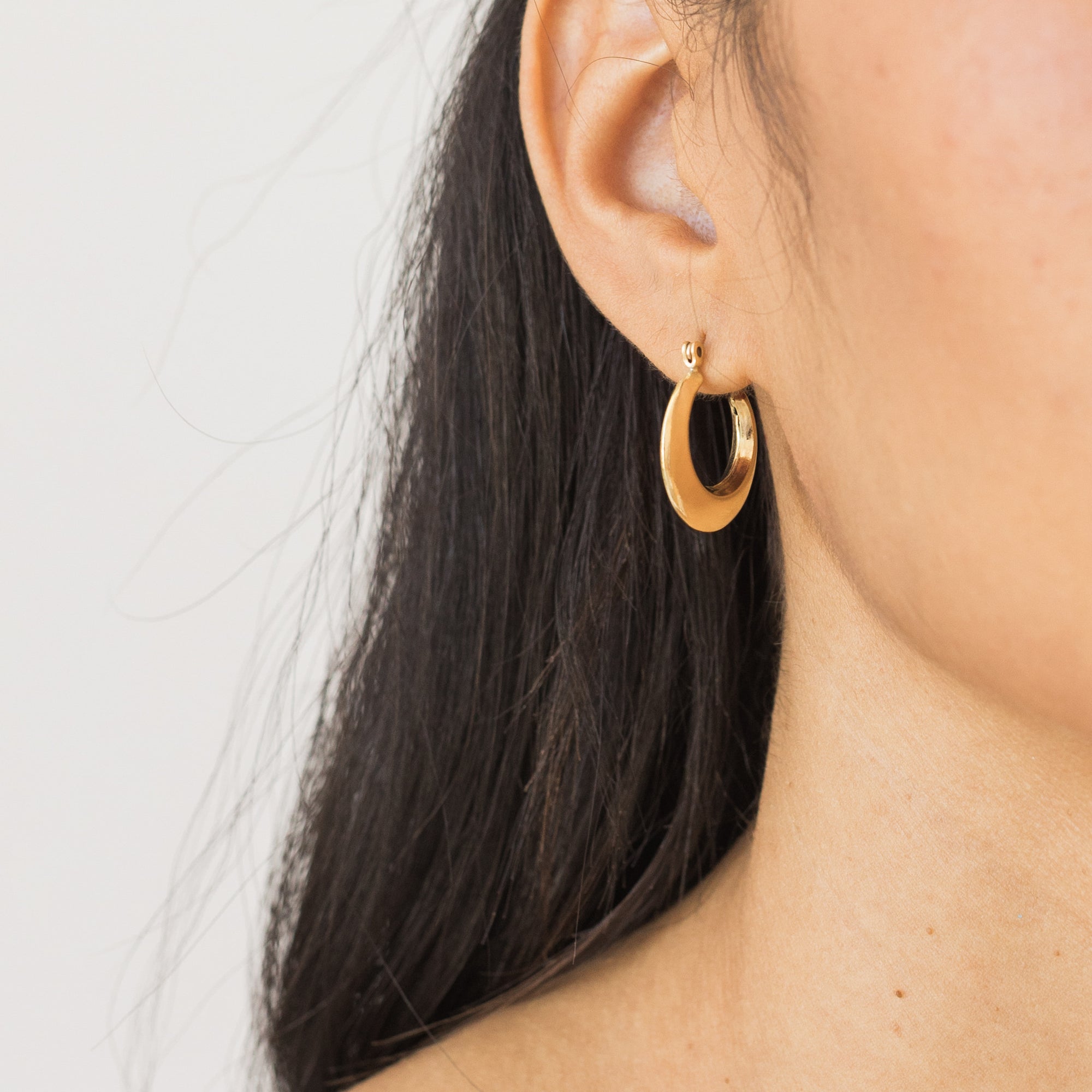 Modern Hoop Earrings