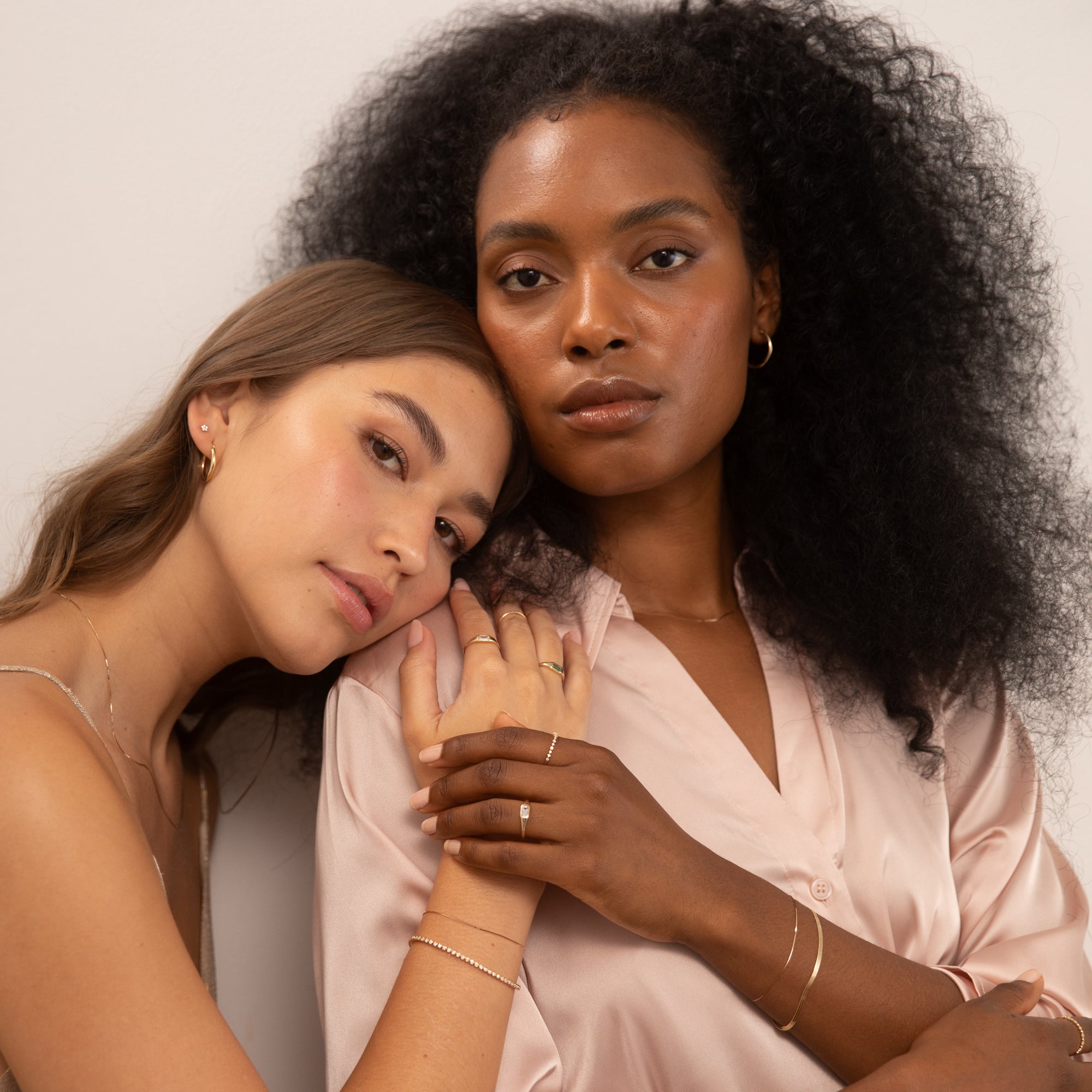 Herringbone Bracelet - 14k Solid Gold