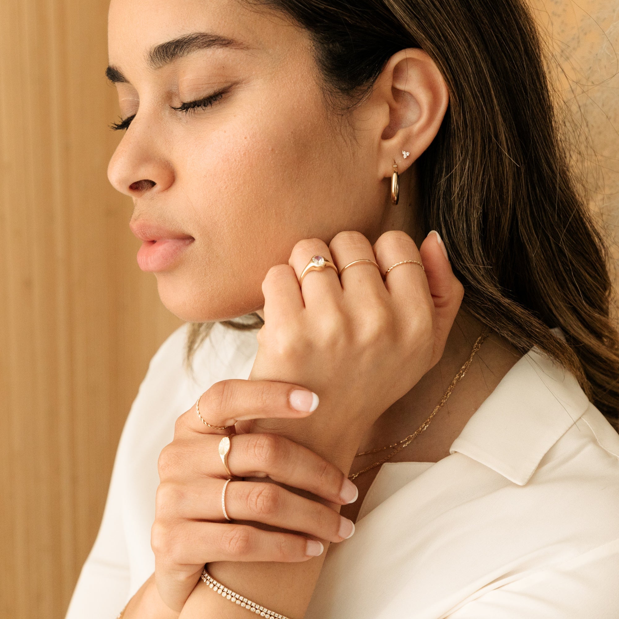 Sunburst Signet Ring