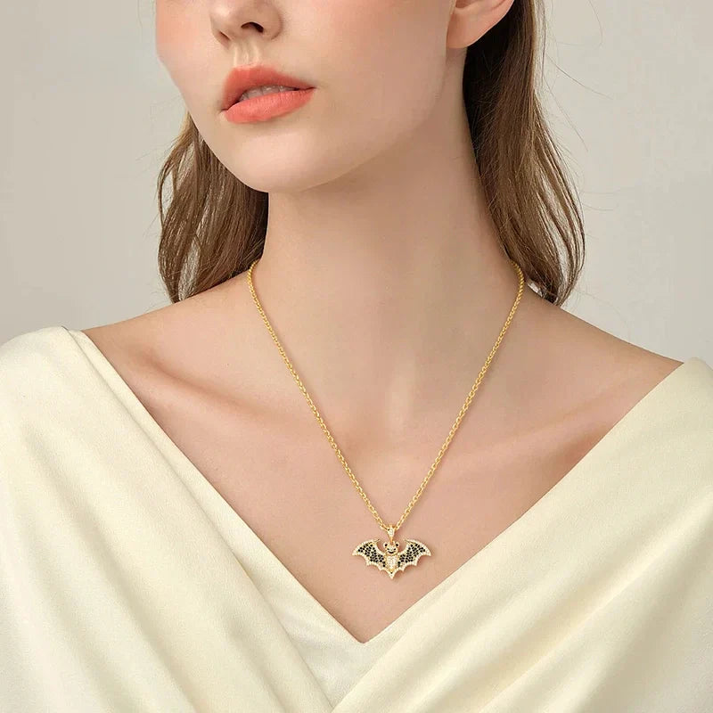 Bat Pendant Necklace – Halloween Special