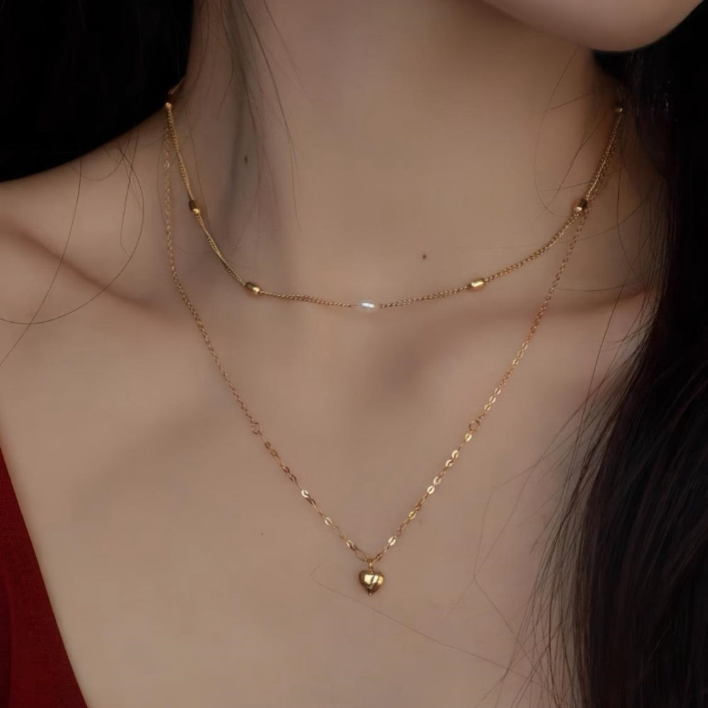 Mini Heart Necklace - Elegant & Timeless