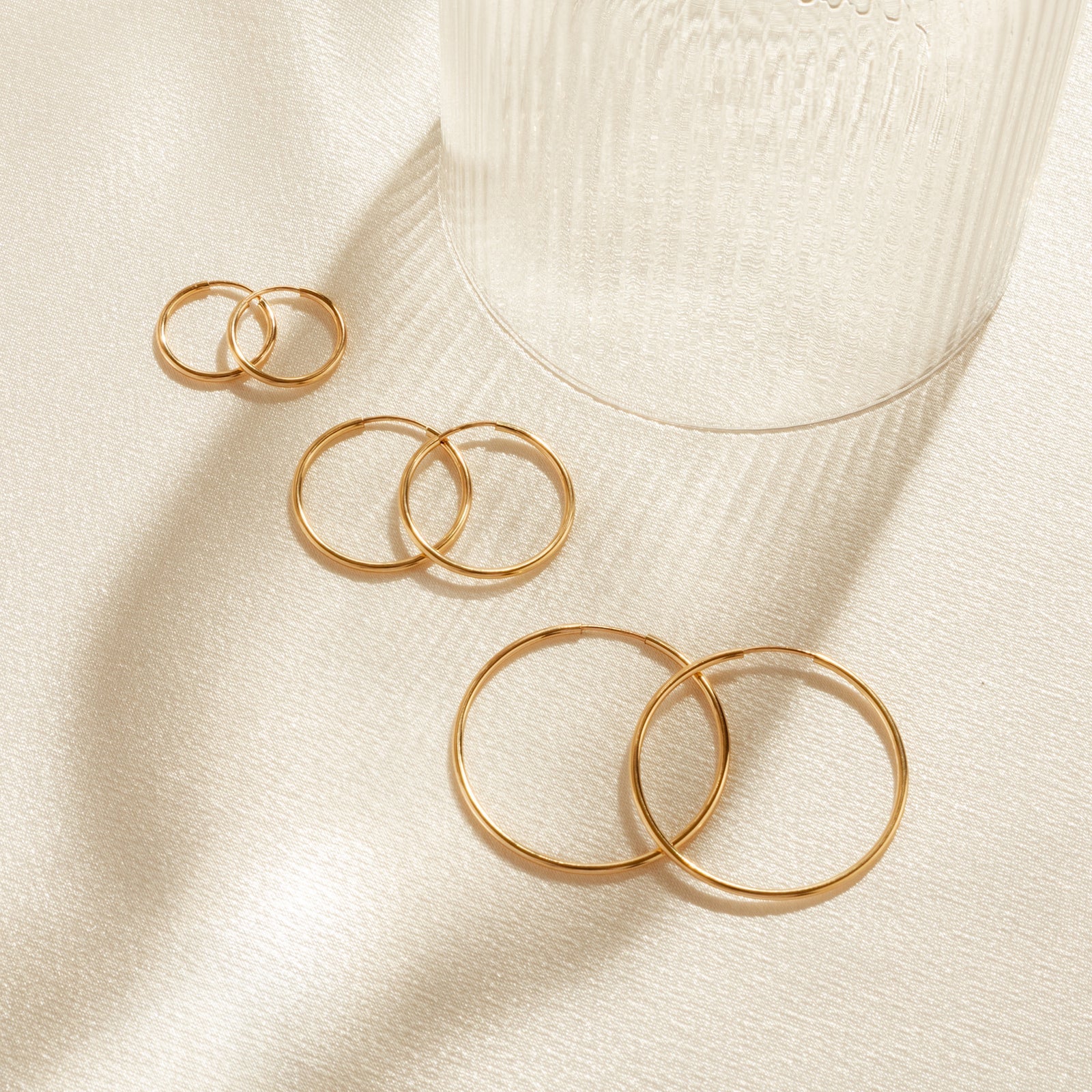 Thin Hoop Earrings