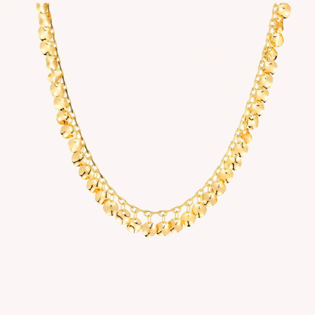 Wave Pendant Charm Necklace