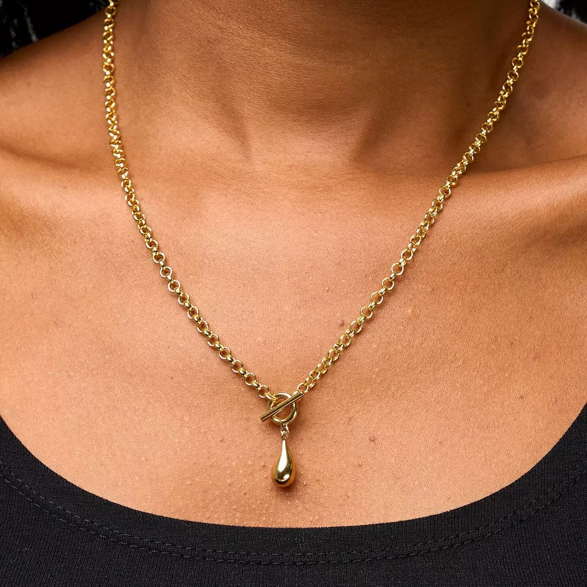 Teardrop Pendant Necklace