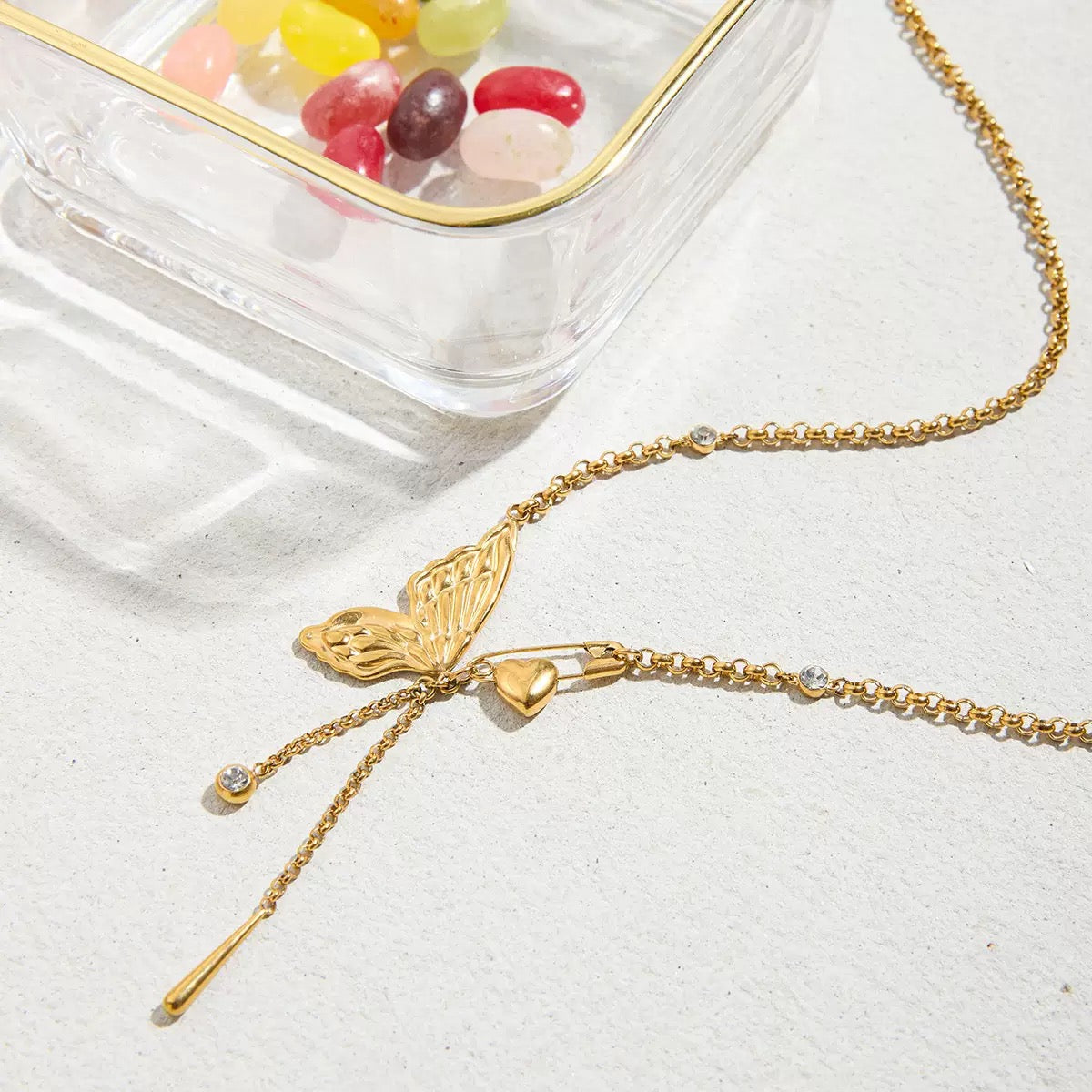 Sweet Romance Multi-Charm Necklace