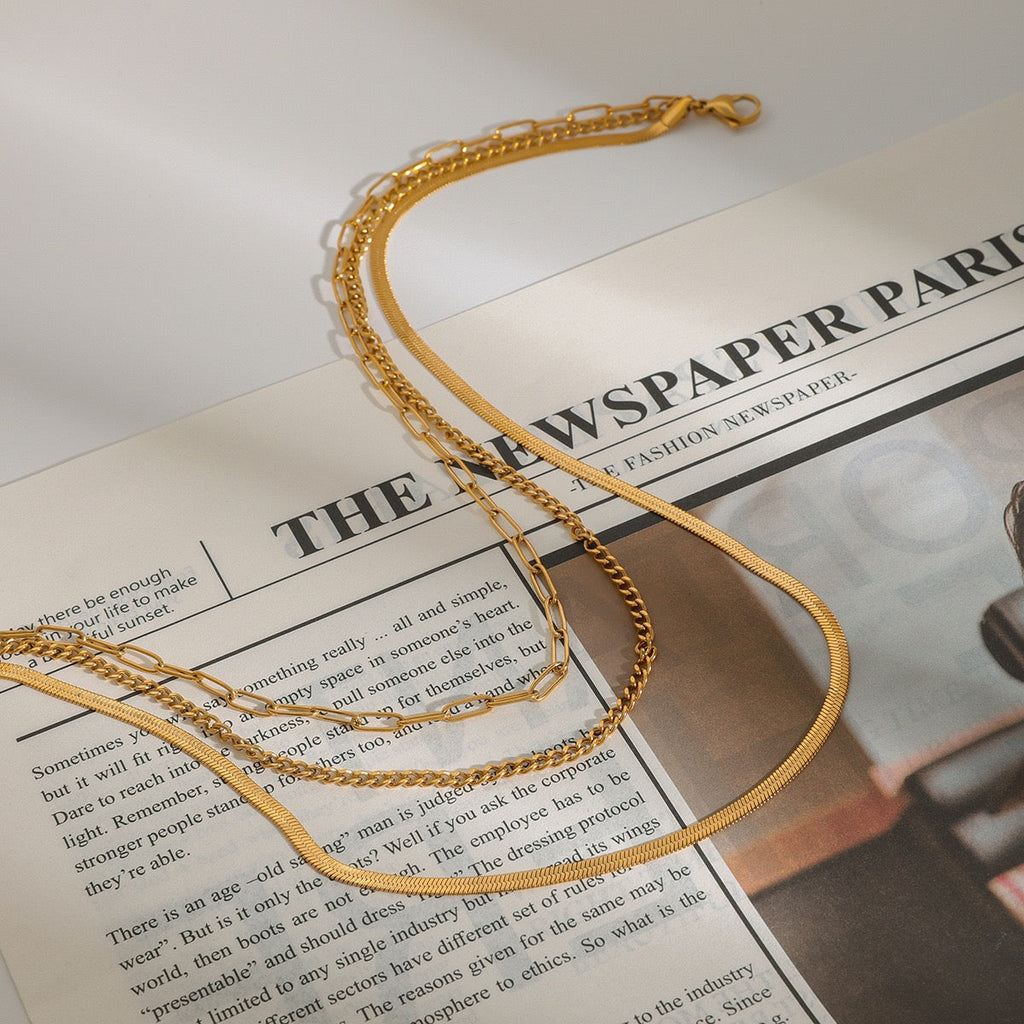 Minimalist Layered Necklace Set