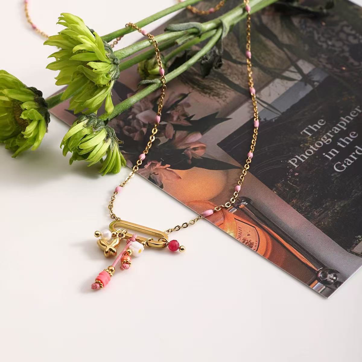 Riviera Vacation Charm Necklace