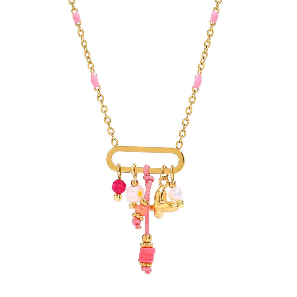 Riviera Vacation Charm Necklace