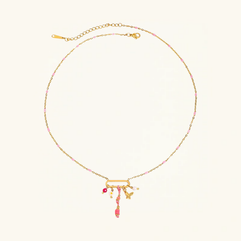 Riviera Vacation Charm Necklace