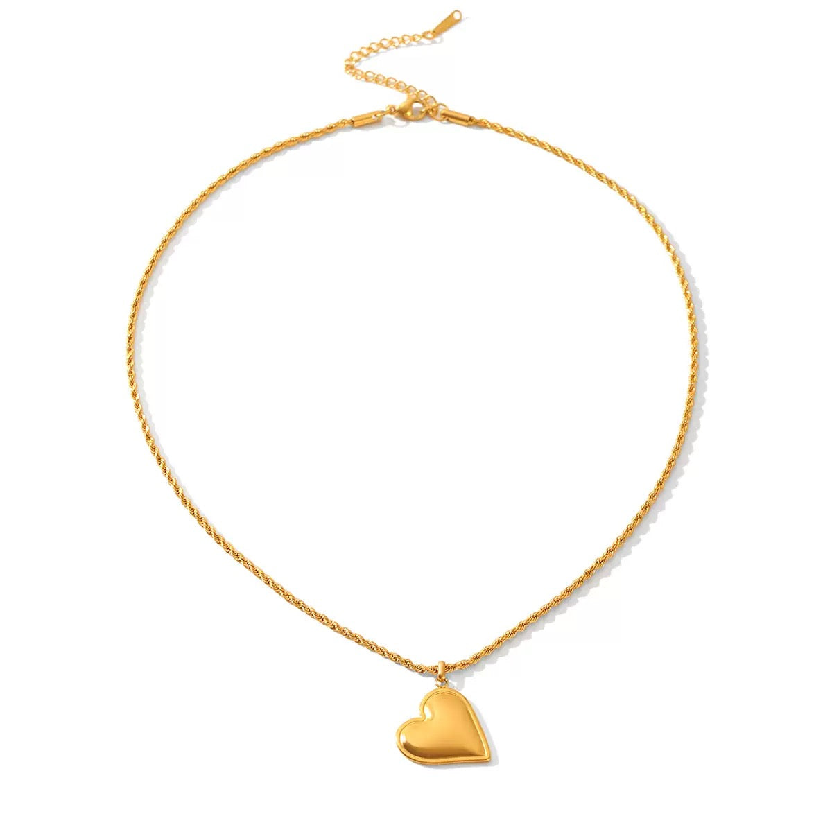14K Gold Lovin Heart Necklace