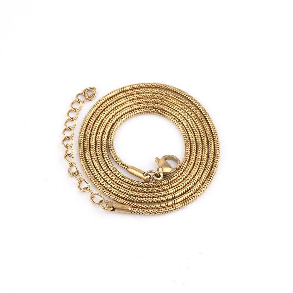 Chandler 14k Gold Snake Chain