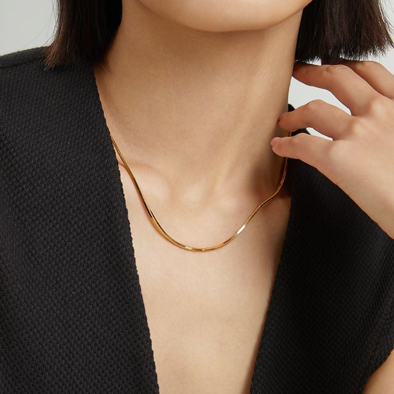 Chandler 14k Gold Snake Chain