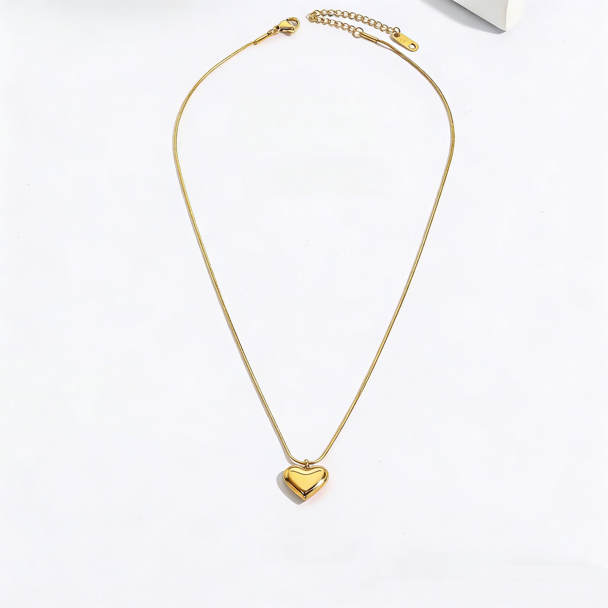 14K Gold Heart Pendant Necklace