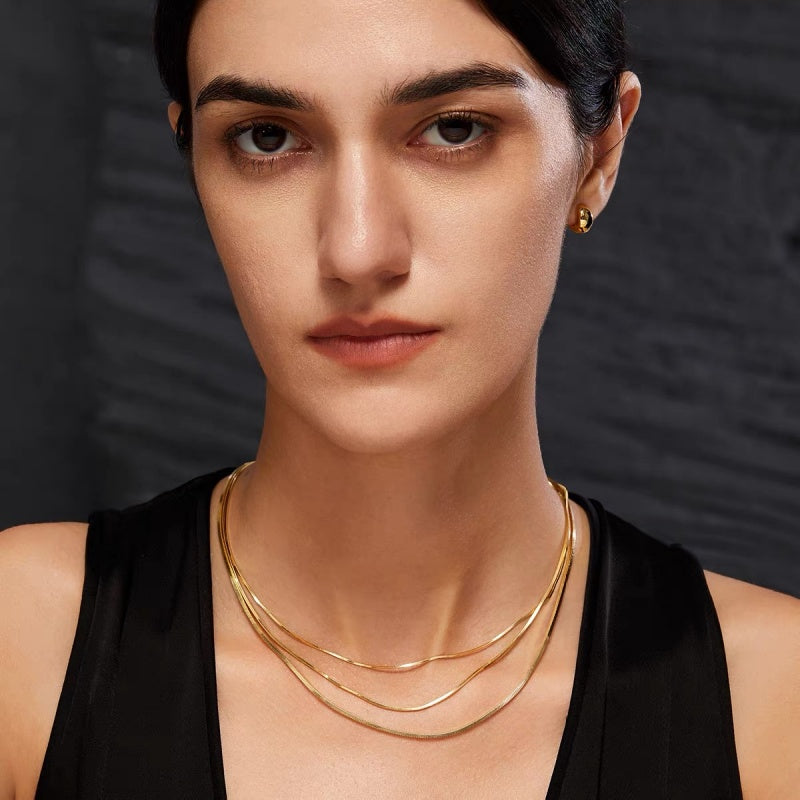 Chandler 14k Gold Snake Chain