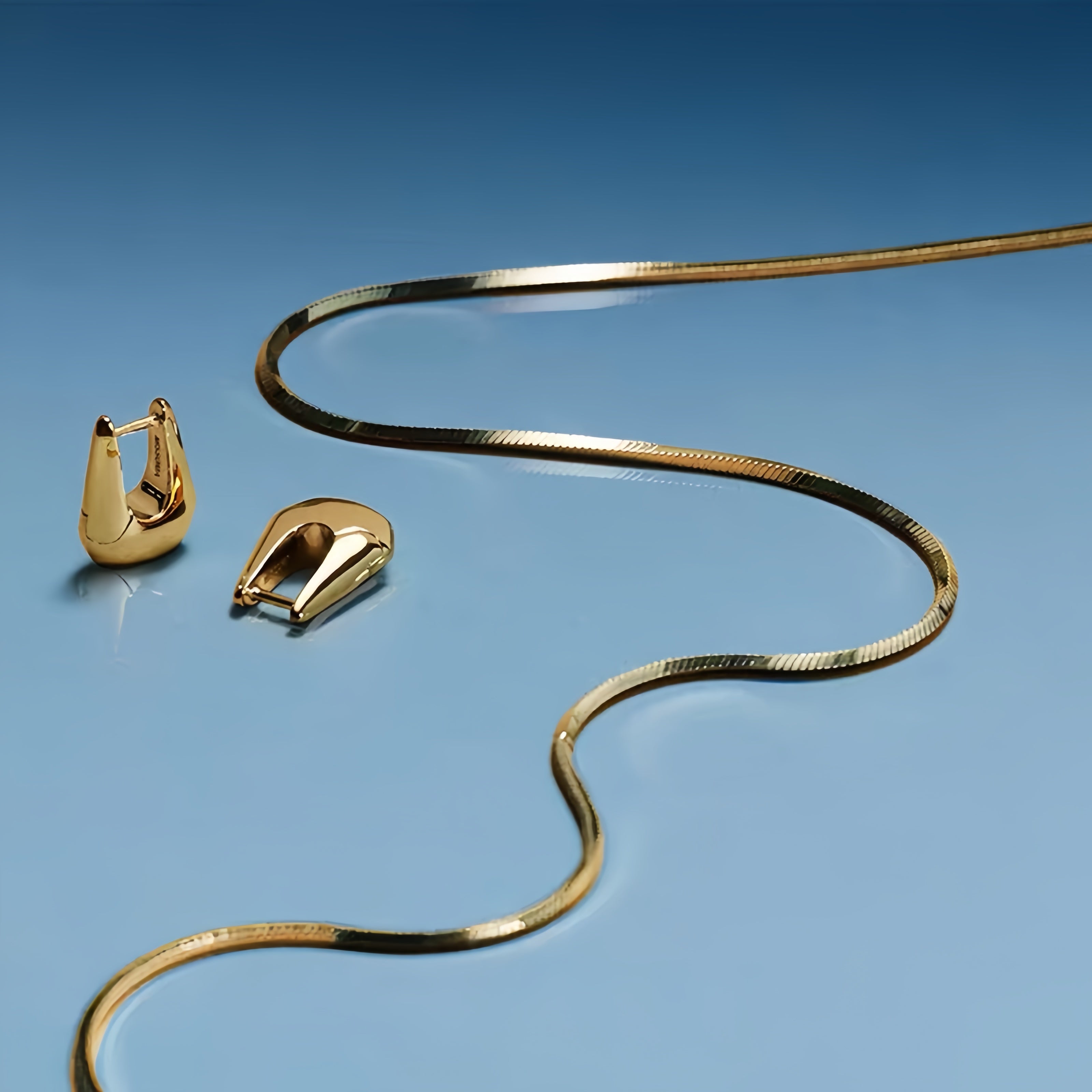 Chandler 14k Gold Snake Chain