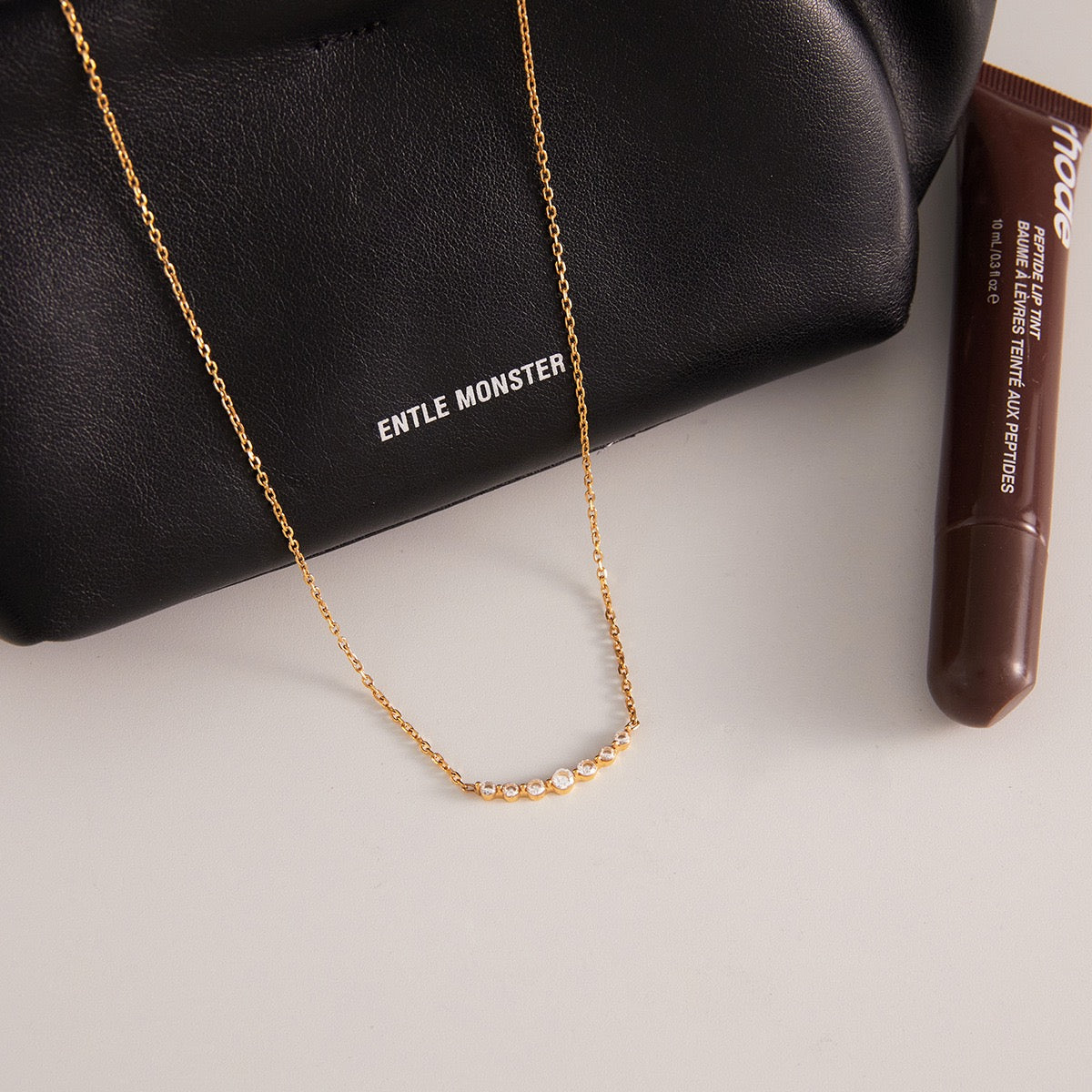Graduated Lab Grown Diamond Necklace in 14K Gold