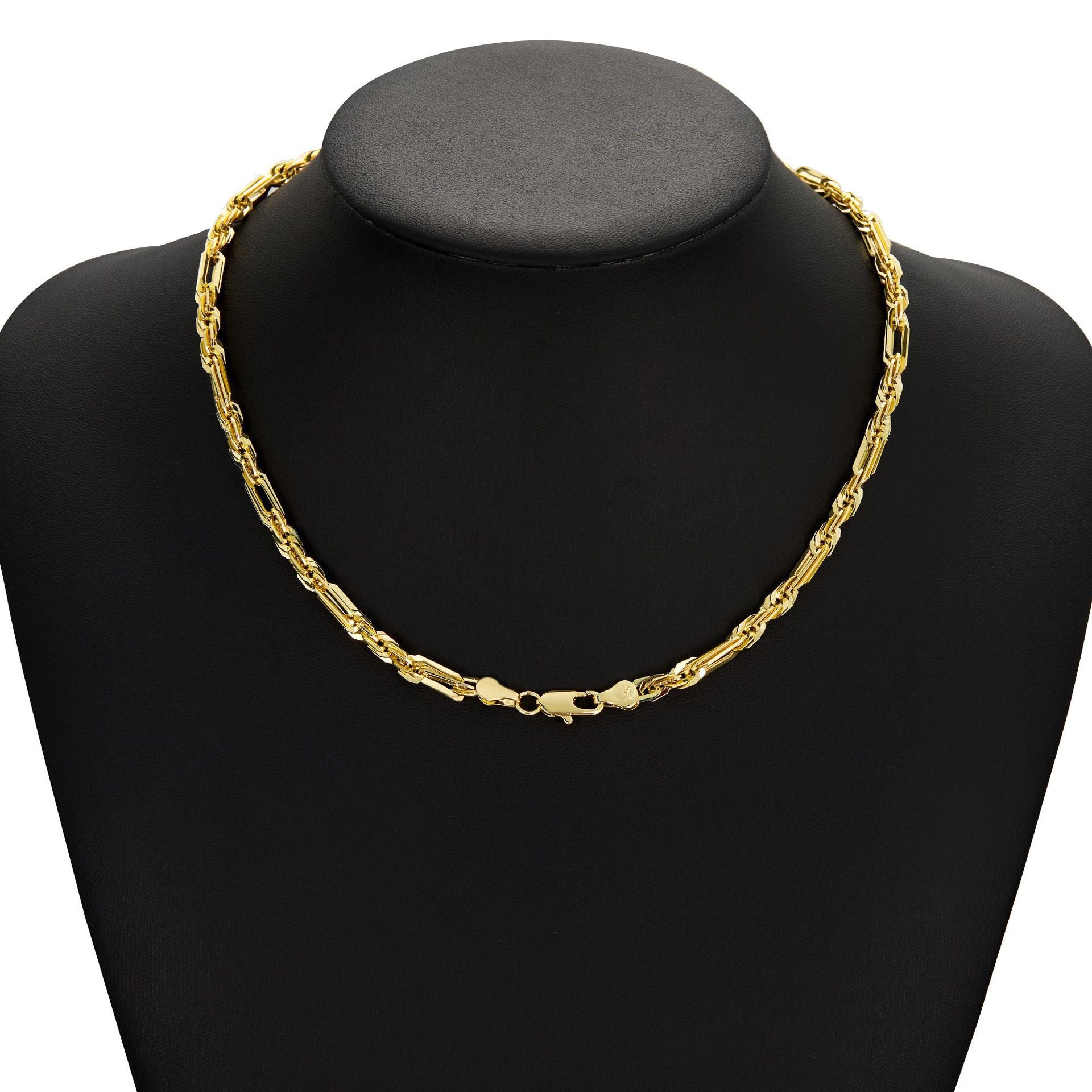 Figarope Chain Necklace in 14K Gold