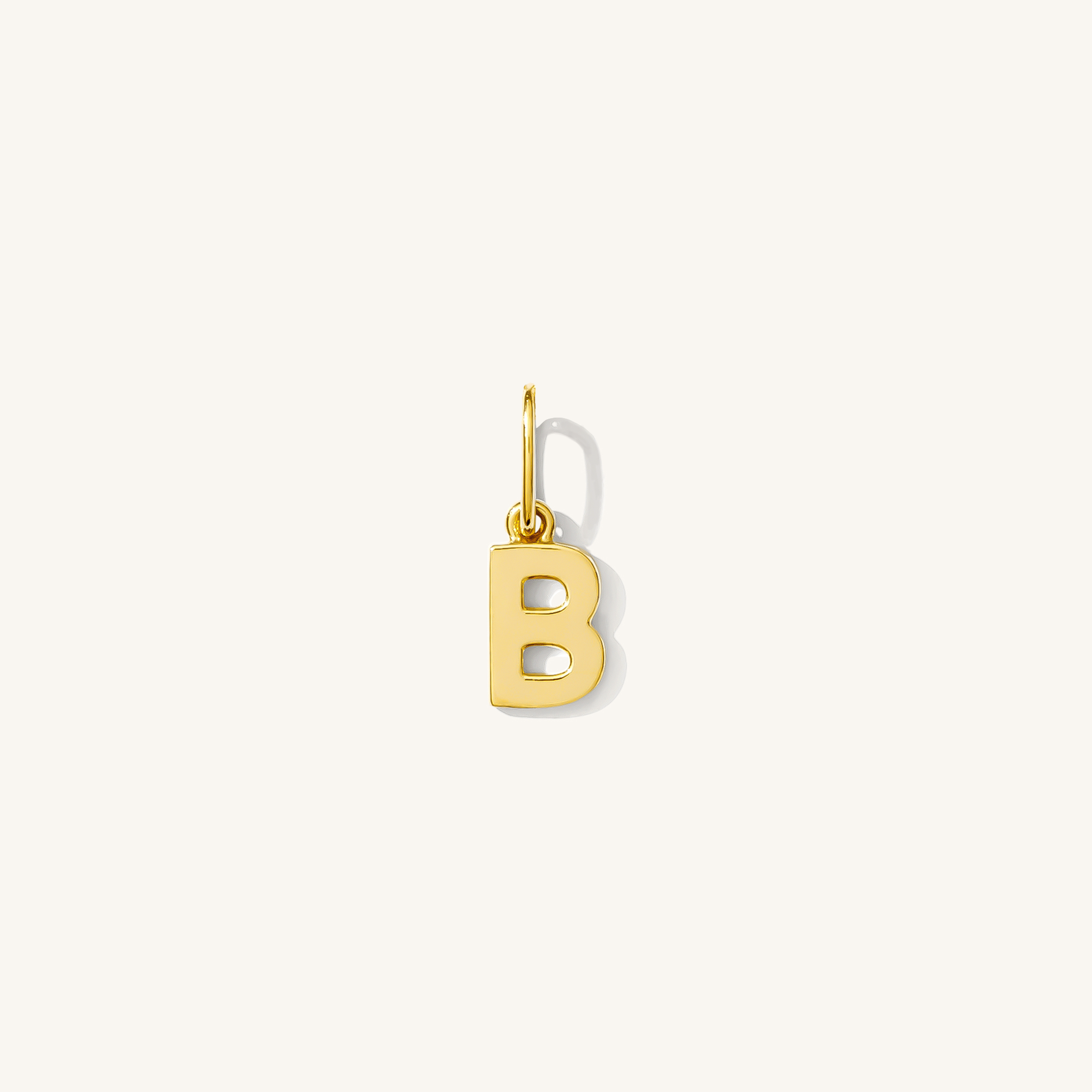 Tiny Hanging Initial Charm