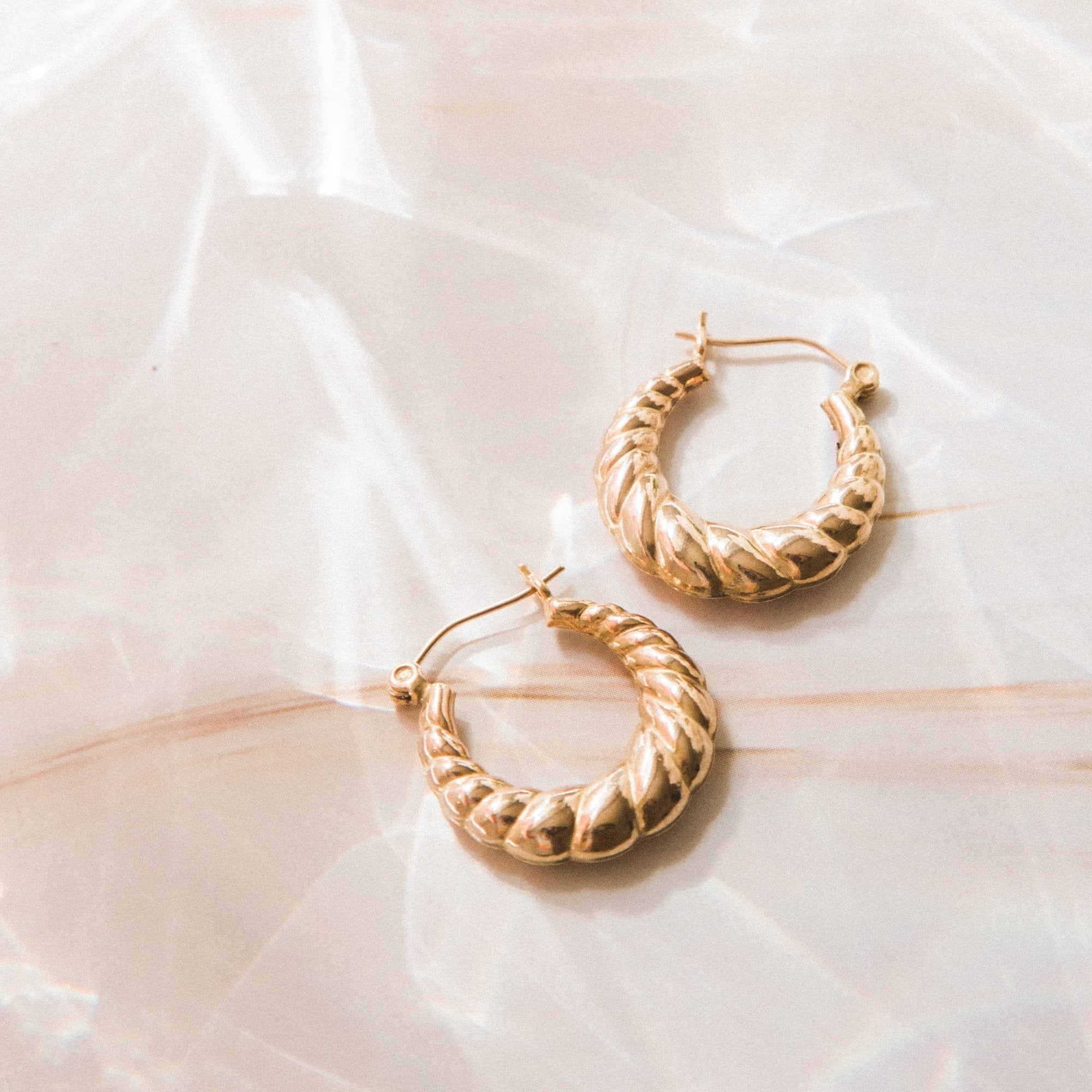 Croissant Hoop Earrings