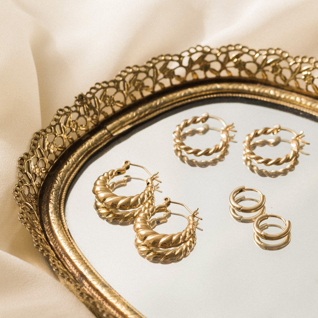 Croissant Hoop Earrings