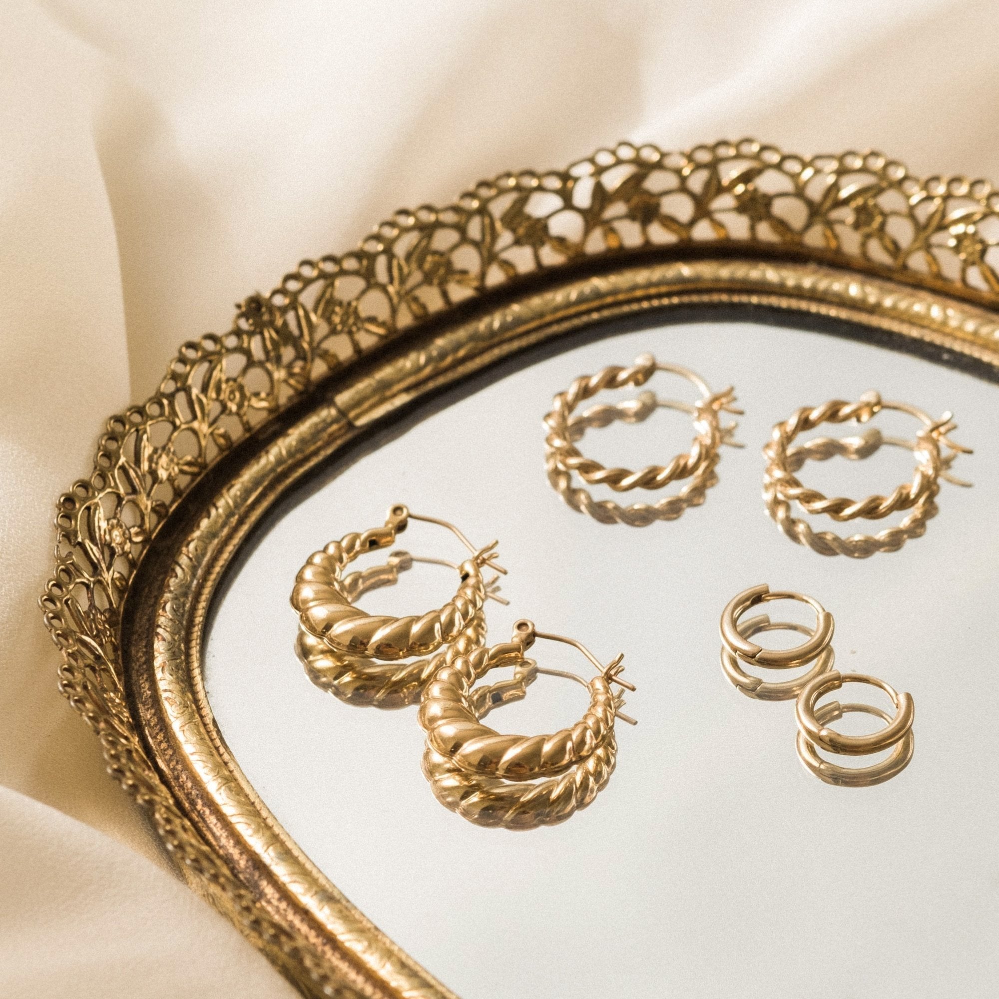 Croissant Hoop Earrings