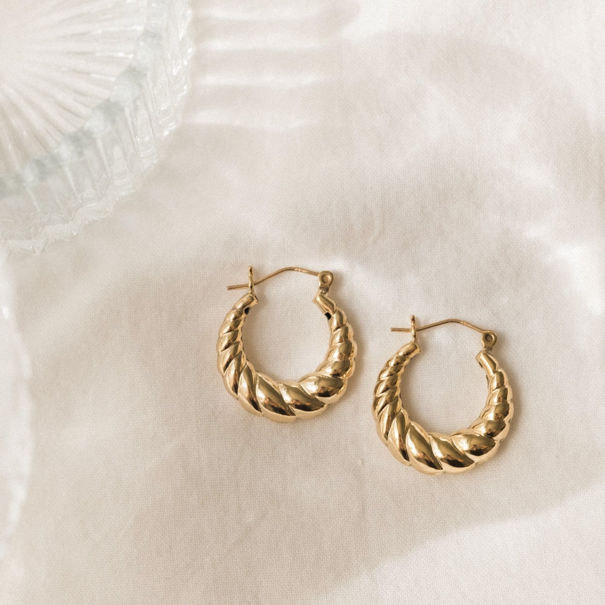Croissant Hoop Earrings