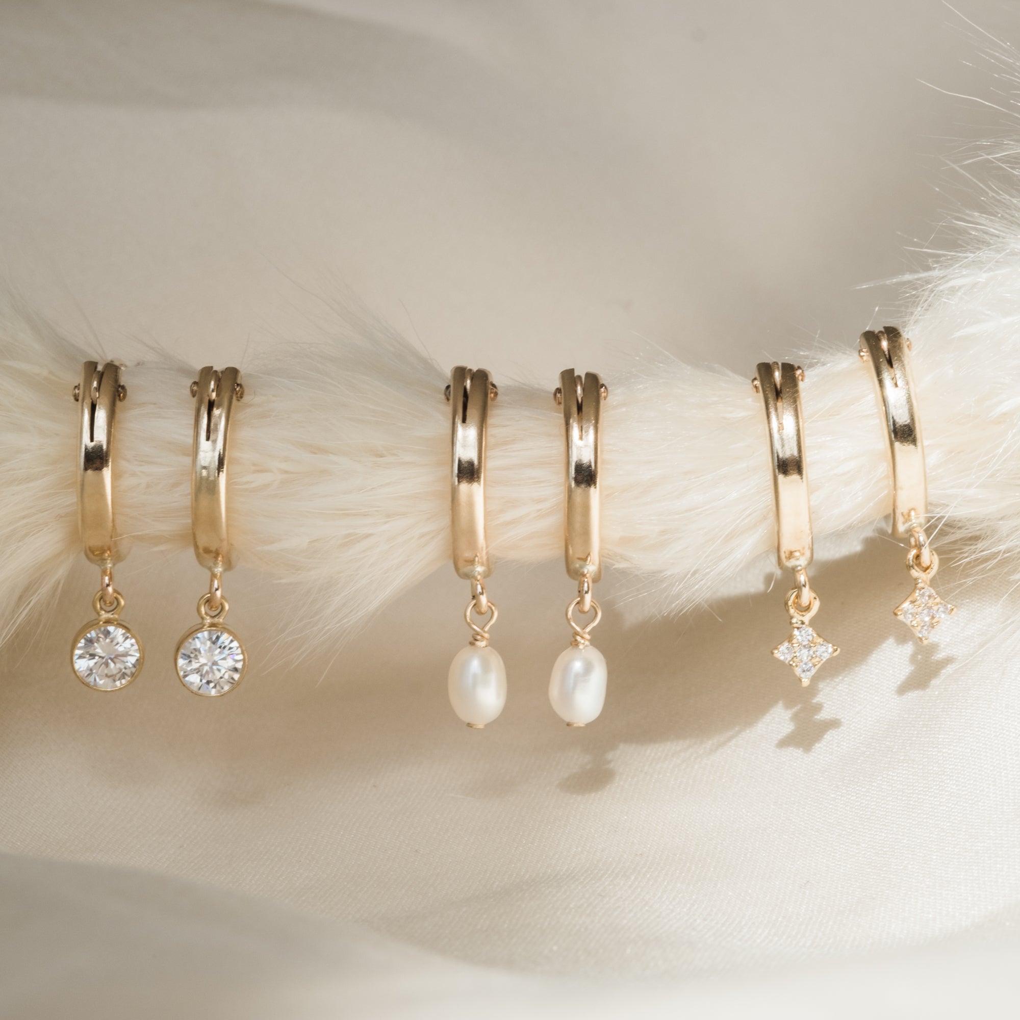 Stardust Hoop Earrings