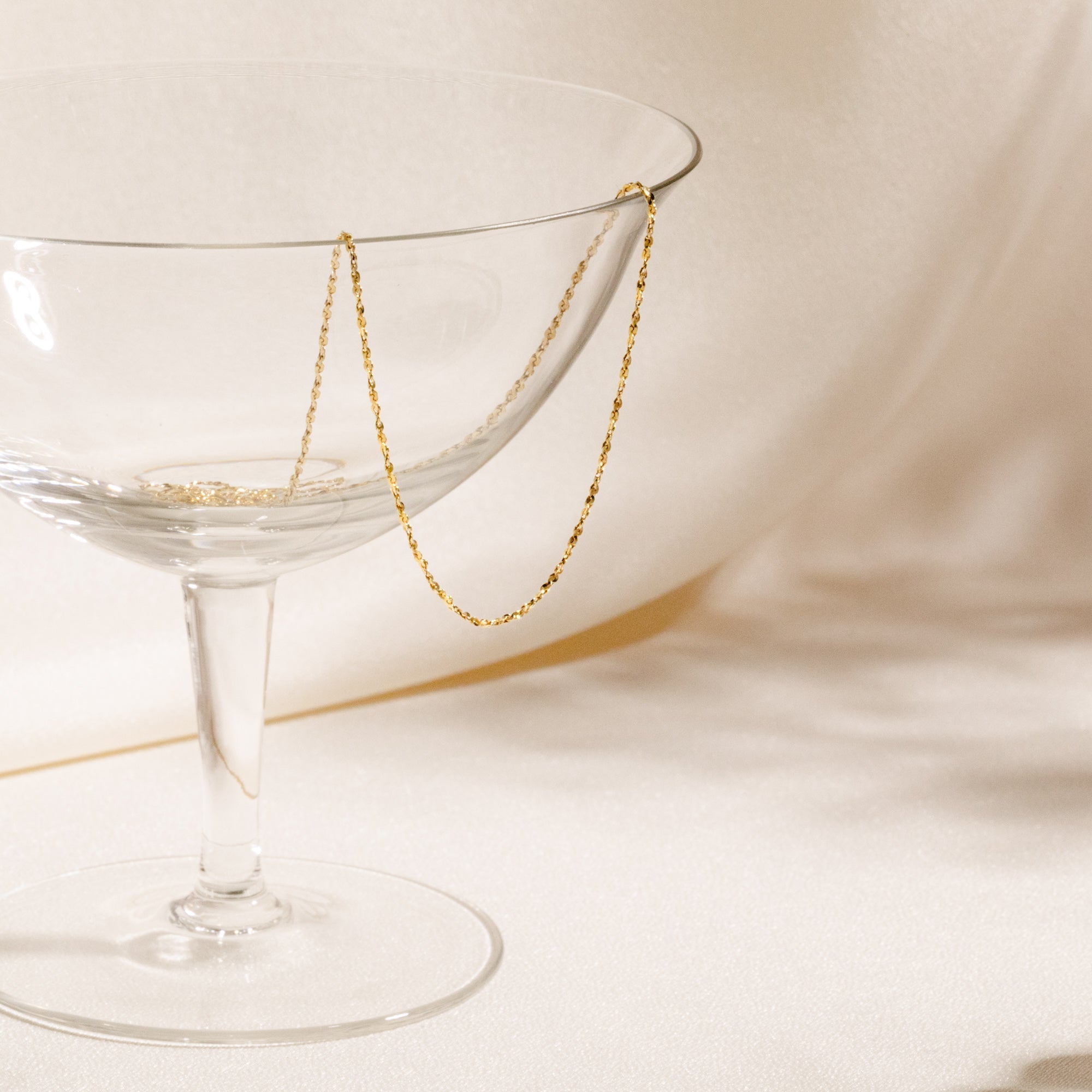 Dainty Shimmer Chain Necklace