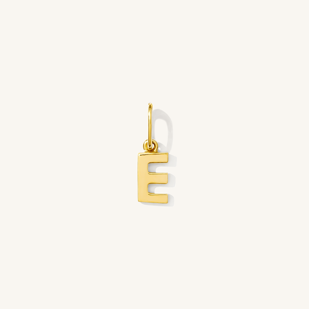 Tiny Hanging Initial Charm