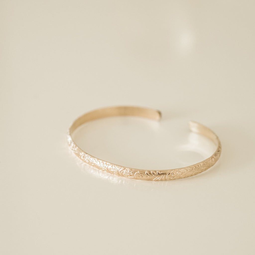 Flower Cuff Bracelet