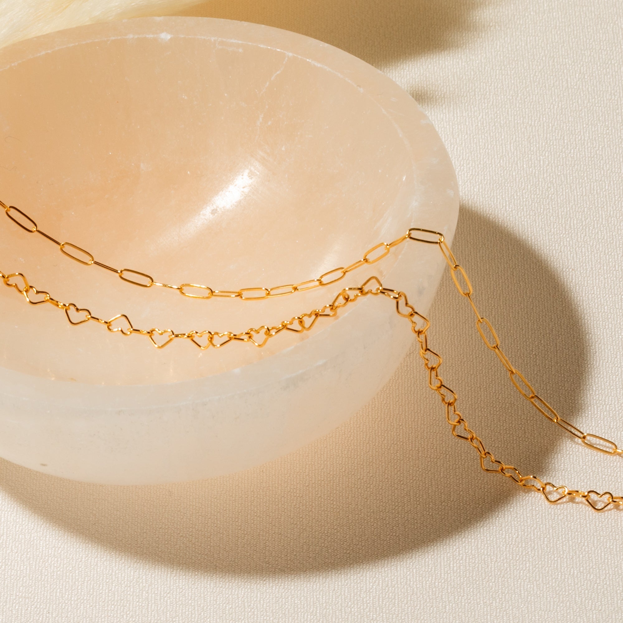 Dainty Heart Chain Bracelet