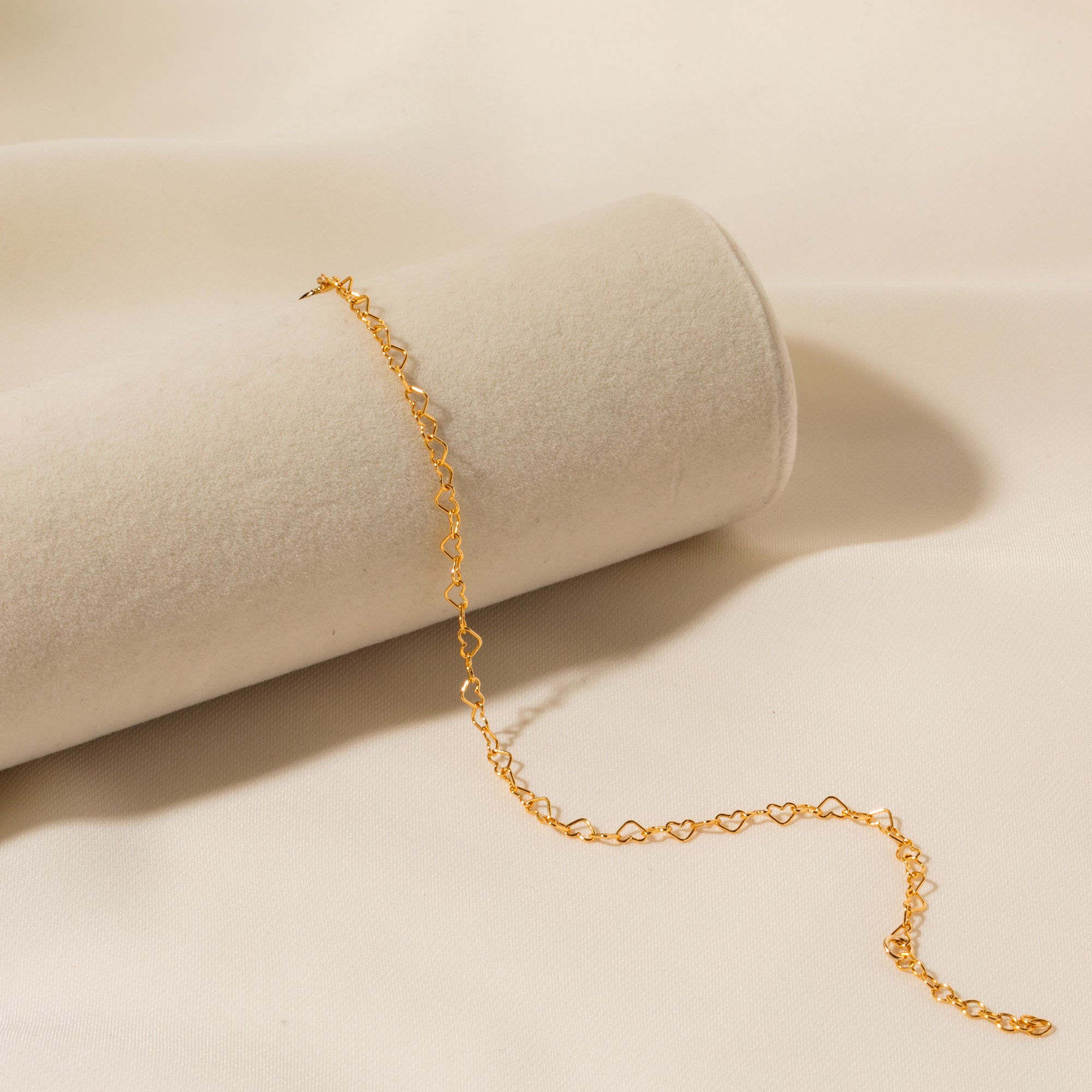 Dainty Heart Chain Bracelet