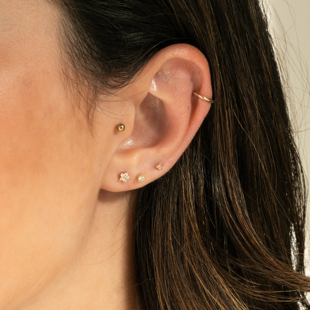 Clicker Hoop Earring