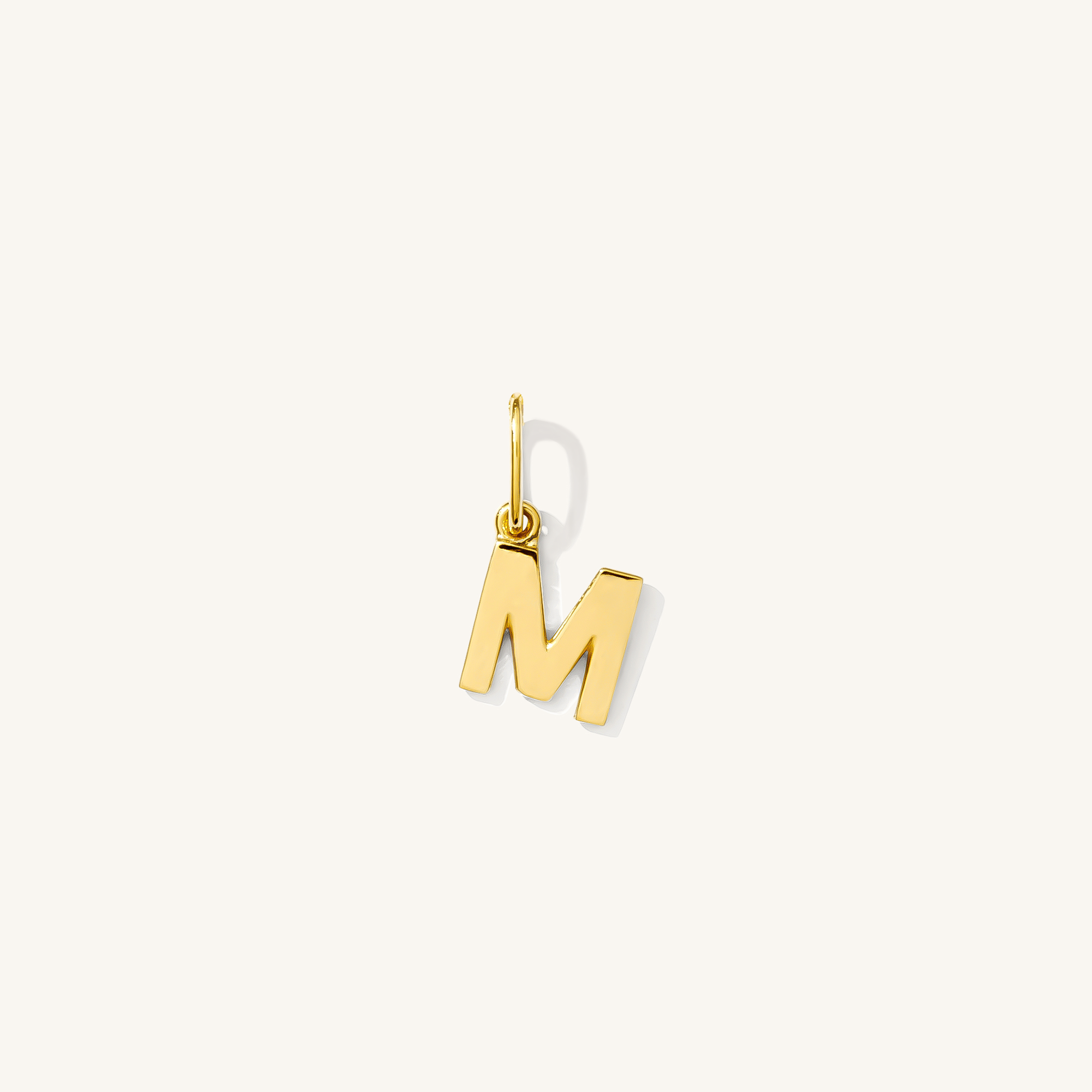 Tiny Hanging Initial Charm