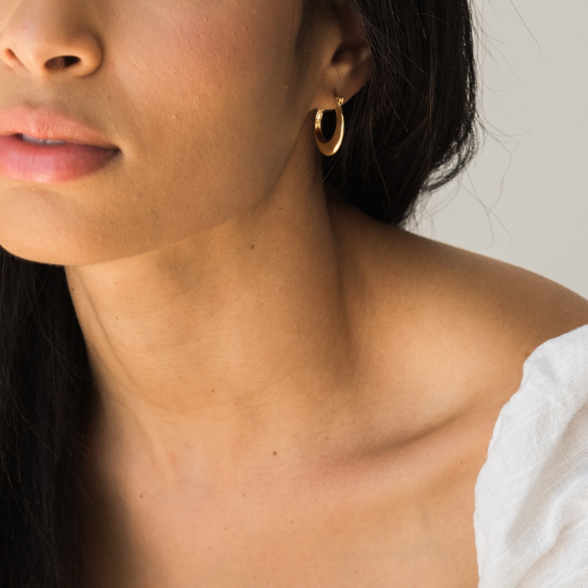 Modern Hoop Earrings