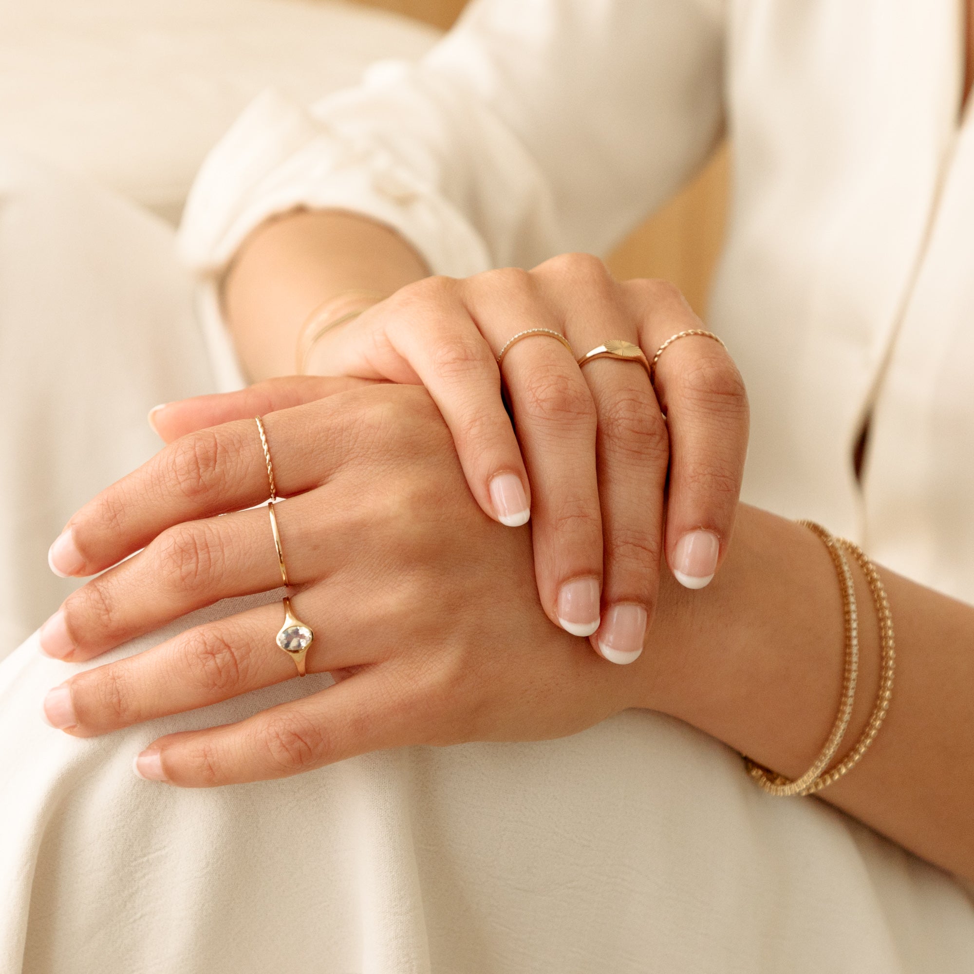 Moonstone Signet Ring