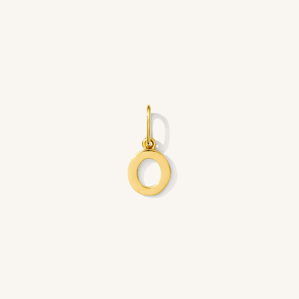 Tiny Hanging Initial Charm