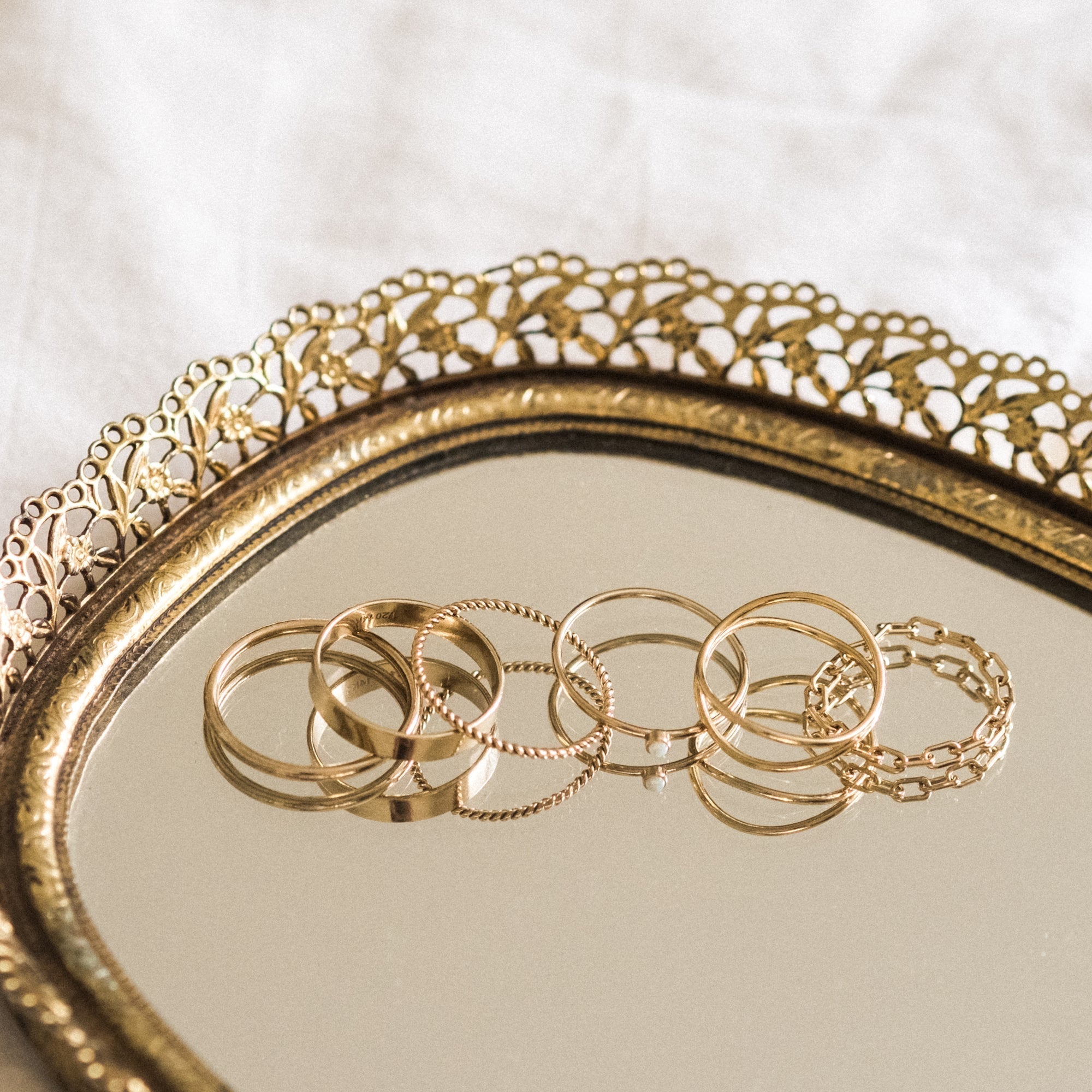 Paperclip Chain Ring