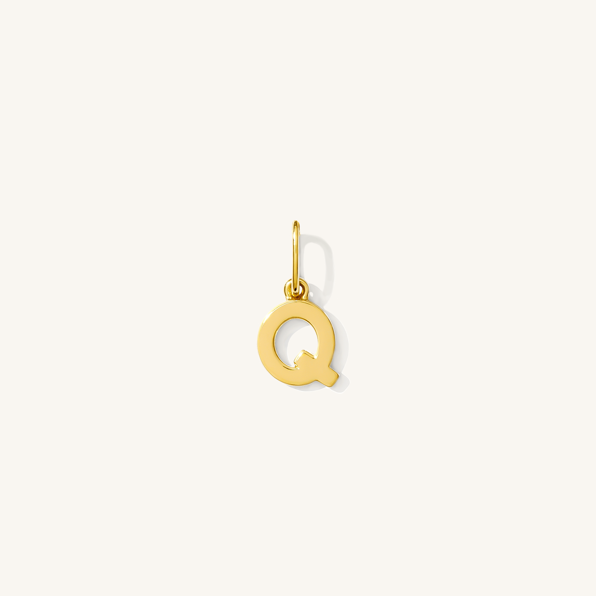 Tiny Hanging Initial Charm