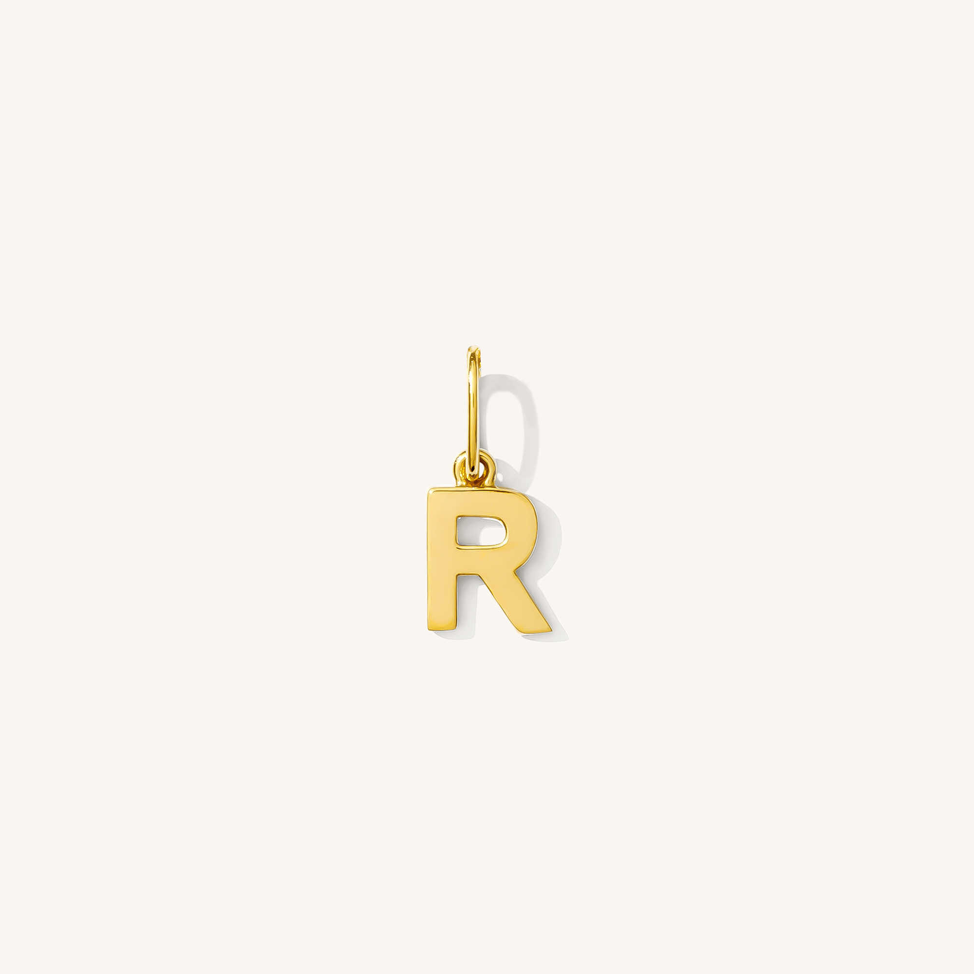 Tiny Hanging Initial Charm