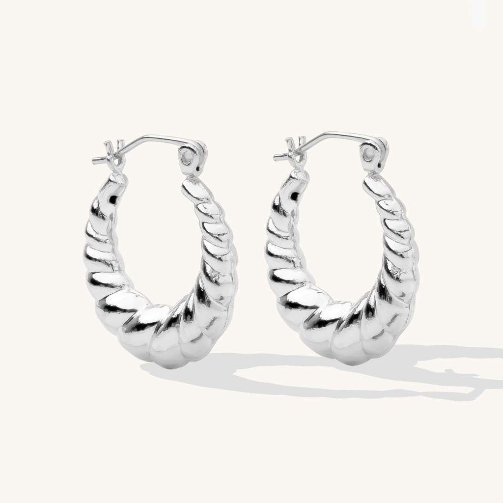 Croissant Hoop Earrings